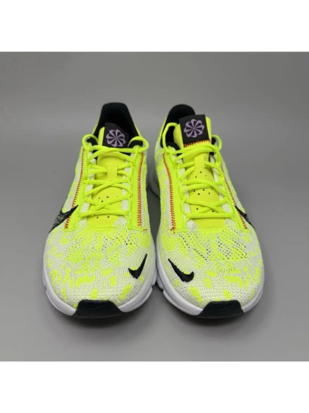 Nike SuperRep Go 3 Flyknit Next Nature Women's 8.5 Workout Shoes Volt/Fuchsia